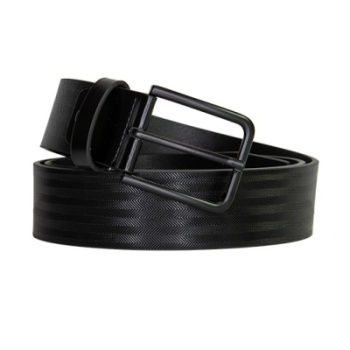 Ceinture Rumblr en cuir noir pour hommes