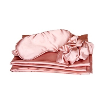 Pink satin sleep set