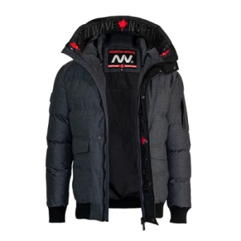 Manteau charbon North Wave pour homme